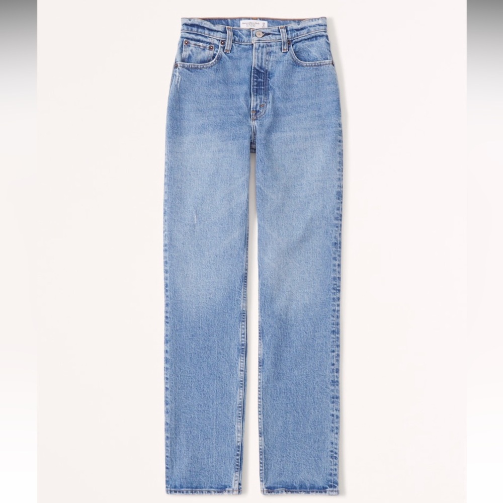 Abercrombie Ultra High Rise Straight Jean